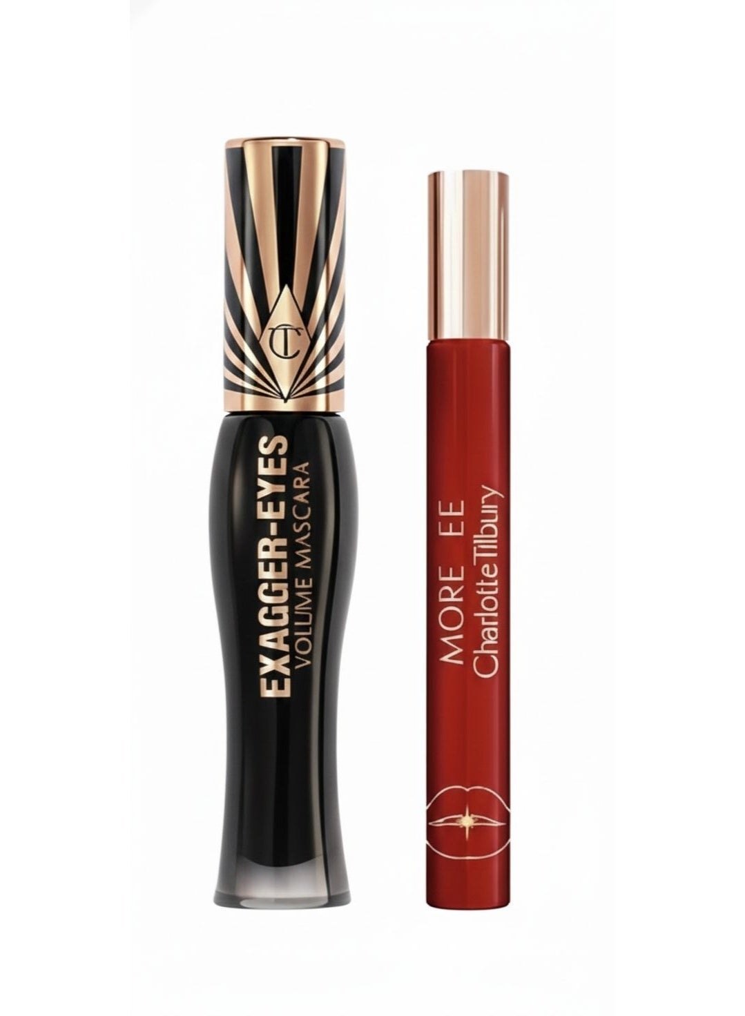 Charlotte Tilbury Exagger Eyes Mascara Set For Thickening Eyelashes And Musk